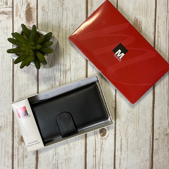Mundi Genuine Leather Wallet NWT - Picture 2 of 10